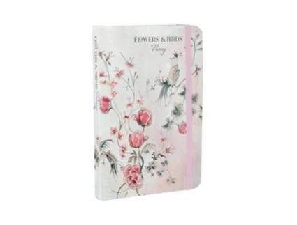 Livro Flowers amp Birds Peony A6 Notebook de Hunter e Lucy (Inglês - Capa Dura)