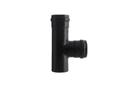 Tubo T SAVE Fumisteria Plus PN805F para chaminé Preto