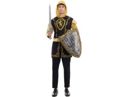 Fato de Cavaleiro Dourado Masculino