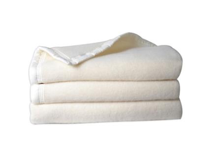 Cobertura 100 Lã Virgem Pura Dupla Face Volta 500 gr/m² Toison dOr - Volta Natural Branqueado - 180 x 240 cm