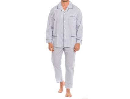 Pijamas Masculinos de Manga Comprida Kl30179 Pijamas Masculinos Pijamas Loungewear KISSES AND LOVE