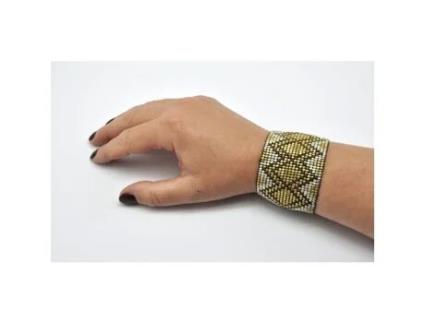 Pulseira Apache 1 - Nataraj Black - Mulher - Ajustável - Latão