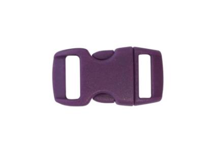 10 fechos de plástico (ideal Créacord) 3cm - Roxo - Créacord
