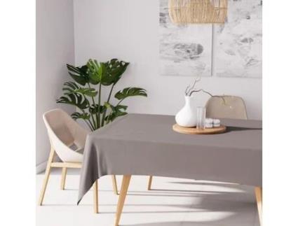 Toalha de Mesa SOLEIL D OCRE Retangular Manchas Alix Mocha Soleil Docre Lisa Vai Enfeitar Poliéster Multicor (270 cm)