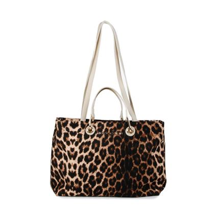 Lola Casademunt BOLSO SHOPPER ANIMAL PRINT, Beige, Marrón - Ref.