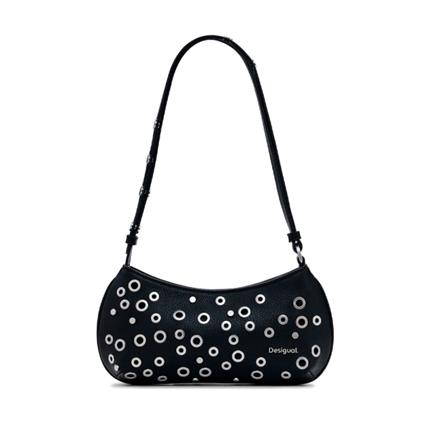 Desigual BOLSO REBEL ALSACIA, Negro - Ref.