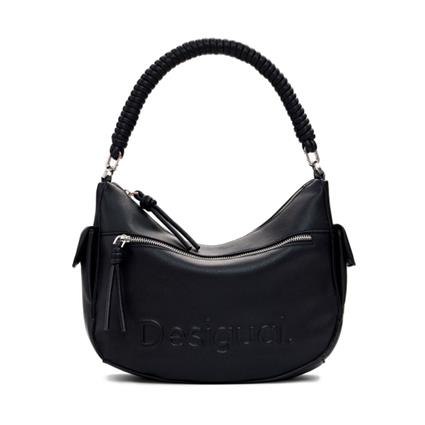 Desigual BOLSO HALF ASTANA, Negro - Ref.