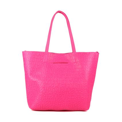 Lola Casademunt BOLSO SHOPPER MONOGRAMA, Fucsia - Ref.