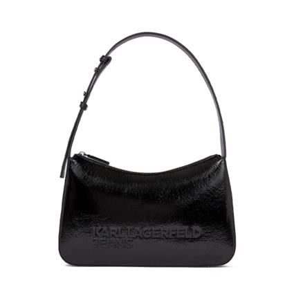 Karl Lagerfeld Jeans BOLSO DE HOMBRO DE PIEL SINTÉTICA, Negro - Ref.