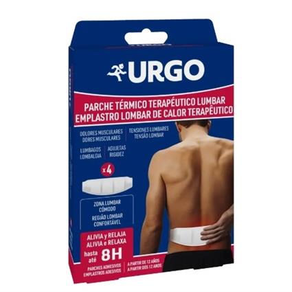 Urgo Parche Termico Lumbar 4Uds
