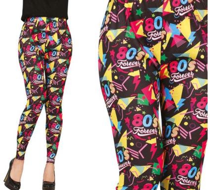 Leggings dos anos 80 para mulheres