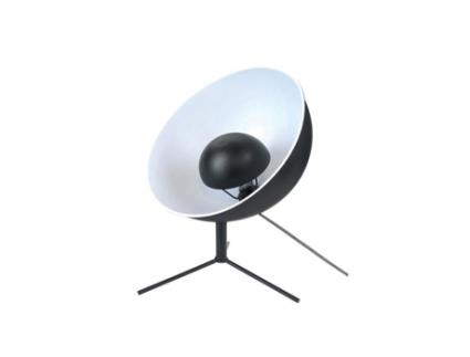 Candeeiro tripé de cinema - THE CONCEPT FACTORY - H. 45 cm - Metal preto - Abajur inclinável - LED