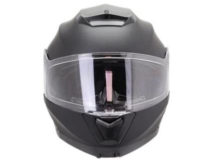 Capacete Modular NOEND Motociclismo Pure SC-34 ECE 22.06 Preto Matte Viseira dupla (L)
