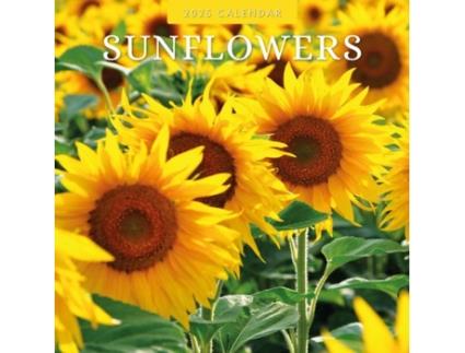 Livro Sunflowers 2025 Square Wall Calendar de Red Robin (Inglês)