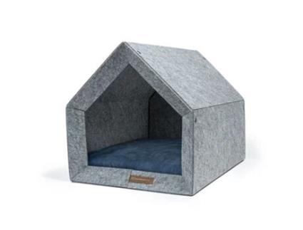 Casota Pethome Ecological Dog Kennel REXPRODUCT (Cinzento Claro E Azul - M)