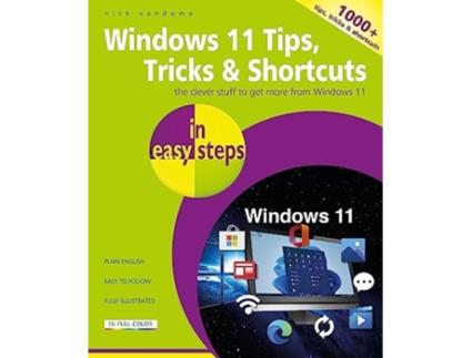 Livro Windows 11 Tips, Tricks amp Shortcuts in easy steps de Nick Vandome (Inglês)