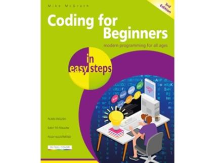 Livro Coding for Beginners in Easy Steps de Mike McGrath (Inglês)