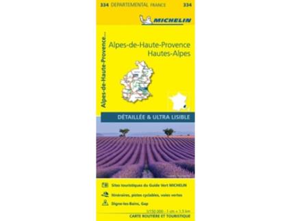 Livro Alpes-de-Haute-Provence, Hautes-Alpes - Michelin Local Map 334 de Michelin (Inglês)