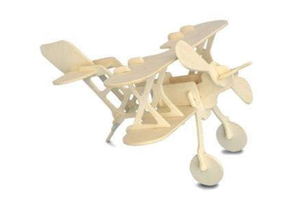 Kit de construção em madeira FSC - biplano QUAY