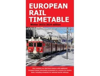 Livro European Rail Timetable Winter 2023-2024 de Chris Woodcock (Inglês)