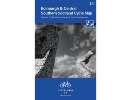 Livro Edinburgh amp Central Southern Scotland Cycle Map 24 de Cycle Maps UK (Inglês)
