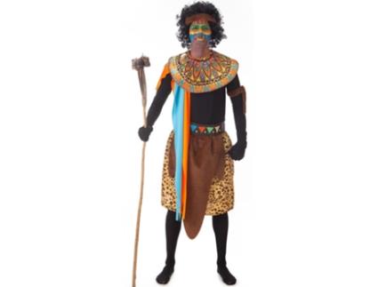 Fato de tribo africana para homem