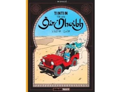 Livro Tintin Tir an Oir Dhuibh de Herge (Scottish Gaelic)
