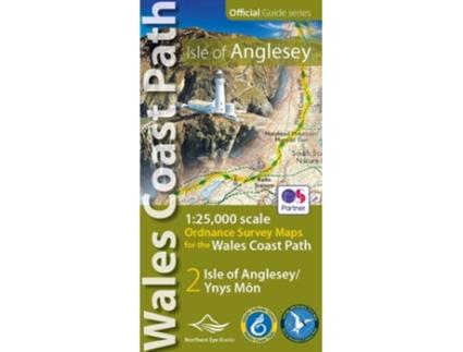 Livro Isle of Anglesey Coast Path Map de Northern Eye Books (Inglês)