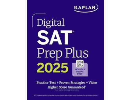 Livro Digital SAT Prep Plus 2025 Prep Book, 1 Full Length Practice Test, 700 Practice Questions de Kaplan Test Prep (Inglês)
