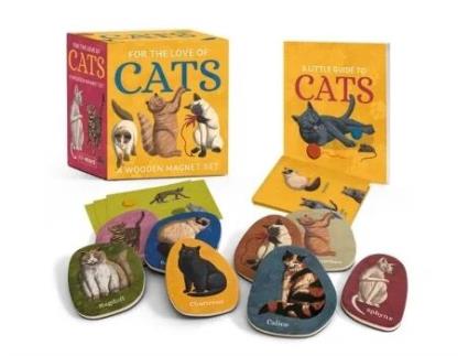 Livro For the Love of Cats A Wooden Magnet Set de Eliza Berkowitz (Inglês)