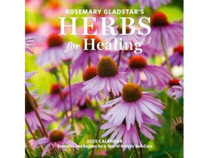 Livro Rosemary Gladstars Herbs for Healing Wall Calendar 2025 de Workman Calendars (Inglês)