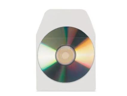Biella 56832-100 estojo para discos ópticos Estojo DVD 1 disco Transparente, Branco