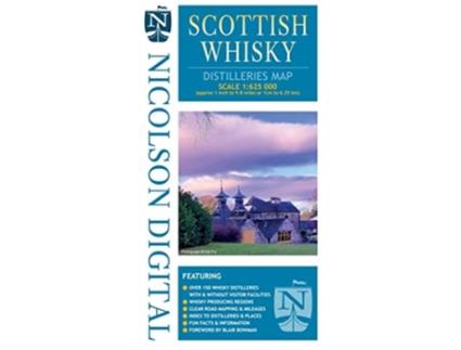 Livro Nicolson Digital Scottish Whisky Distilleries Map de Fry e Val (Inglês)