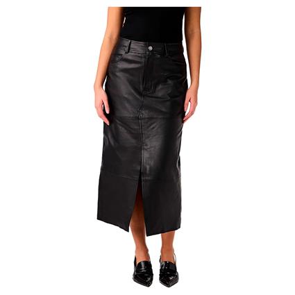 Yas Saia Longa Mina Leather