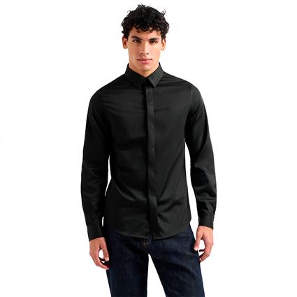 Armani Exchange Camisa De Manga Comprida 8nzcbd_zn10z