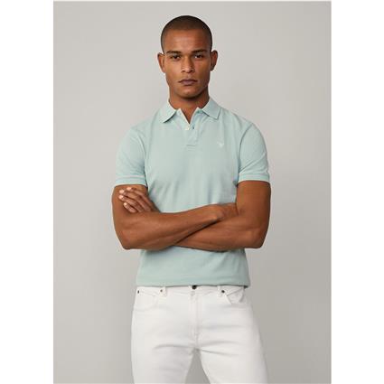 Hackett Polo De Manga Curta Logo Slim Fit