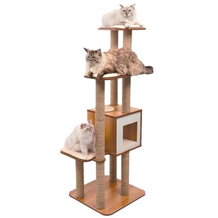 Catit Torre De Brincar Vesper High Base De 5 Níveis