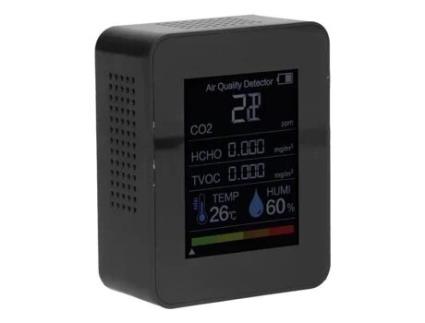 Zerone temperatura umidade testador sensor infravermelho ZN-AZ-2CO3 multifuncional detector de dióxido de carbono 5 ZERONE