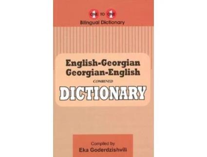 Livro English-Georgian amp Georgian-English One-to-One Dictionary de E Goderdzishvili (Inglês)