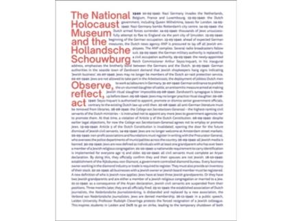 Livro The National Holocaust Museum and the Hollandsche Schouwburg de Gringold/waterman (Holandês - Capa Dura)