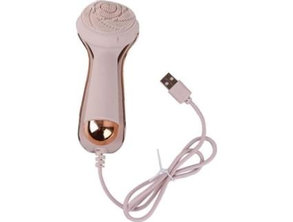 Escova de limpeza facial elétrica silicone rosto purificador beleza pele dispositivo carregamento base para removedor maquiagem RUNFON