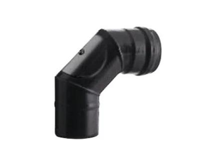 SAVE Fumisteria Plus PN808 Tubo cotovelo para chaminé Preto