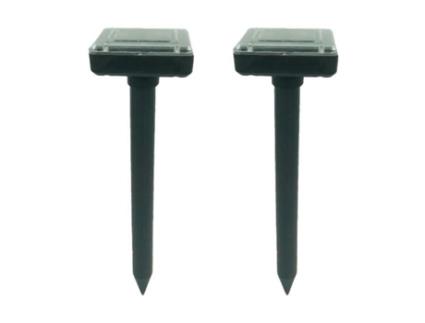 2pcs Solar Mole Repeller Ultrasonic Gopher Snake Roedor Hunter Armadilha para pragas domésticas WINOMO