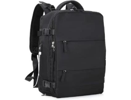 Mochila de viagem feminina com mochila para laptop à prova dágua com bolsa escolar separadora de sapatos