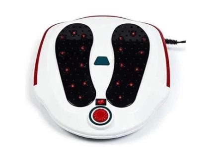 CBER17761-Dispositivo de massagem - Dispositivo de circulação de pés Cuidados com os pés e relaxamento do estresse Home Office Plugue da UE - Branco