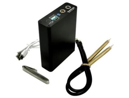 Banco de potência portátil soldador ponto diy bateria lítio pequeno mini 18650 conjunto máquina solda a ponto SODIAL