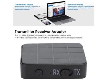 Adaptador de áudio Bluetooth PAL Multifuncional Bluetooth 5.0 Adaptador transceptor de áudio sem fio 2 em 1 saída de 3,5 mm VBESTLIFE