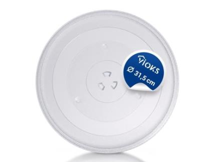 Prato Giratório Compatível com Candy 49008503 em Vidro 315Mm para Micro-Ondas VIOKS