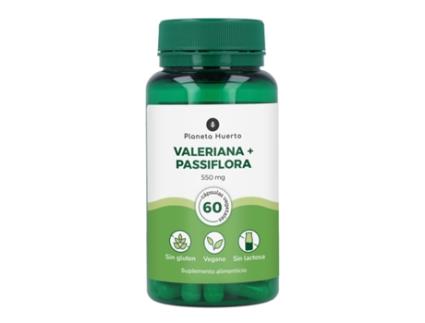 Valeriana Passiflora 60 Cápsulas PLANETA HUERTO