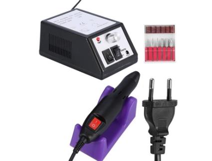 Máquina elétrica profissional para unhas, manicure, pedicure, kit de lixamento UE 03 YOPOTIKA